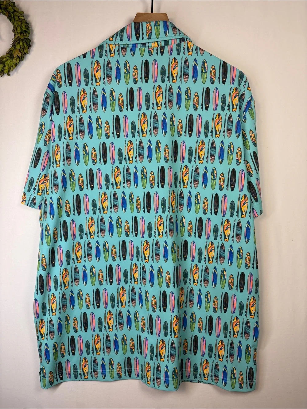 SUNDAY SWAGGER Men's Golf Polo Hang Ten Pullover Short Sleeve Shirt size XL